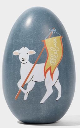        Paschal Lamb Easter Egg Tin D1503