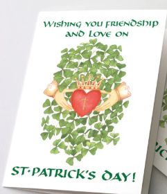        Wishing you Friendship and Love on St. Patrick's Day WCA50065