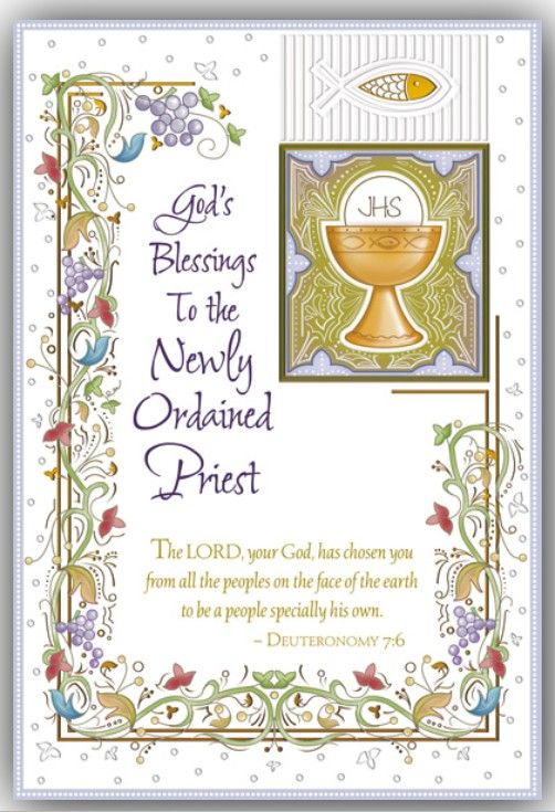       God's Blessings to the Newly Ordained Priest 84346