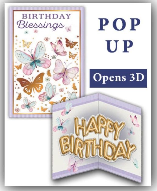        Birthday Blessings Pop-up 89405