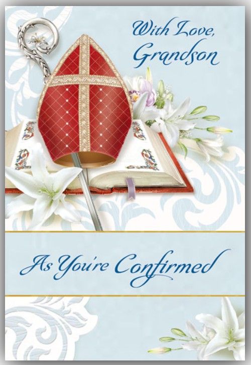       With Love, Grandson As You're Confirmed 80110