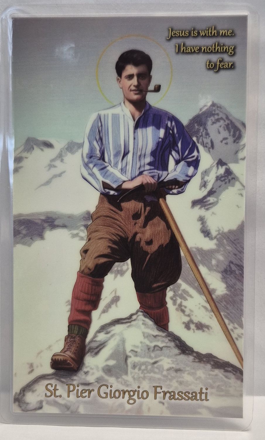        St. Pier Giorgio Frassati Holy Card PC107