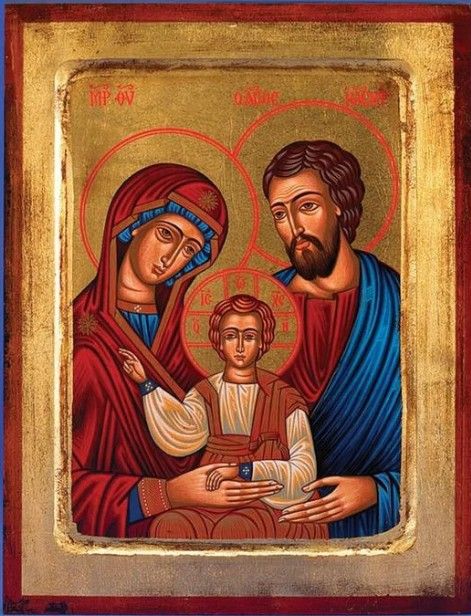 Holy Family Icon 5x7 136-60-0154