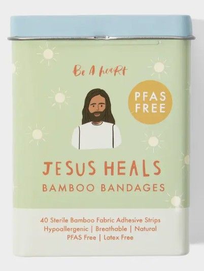       Jesus Heals Bamboo Bandaids D4503