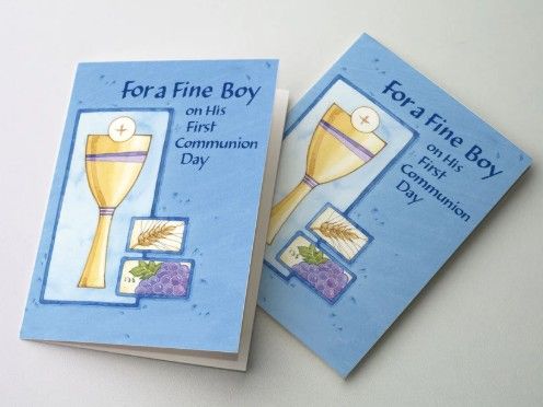        For a Fine Boy on His First Communion WCB1895