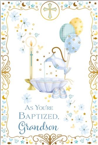 As You're Baptized Grandson  83029