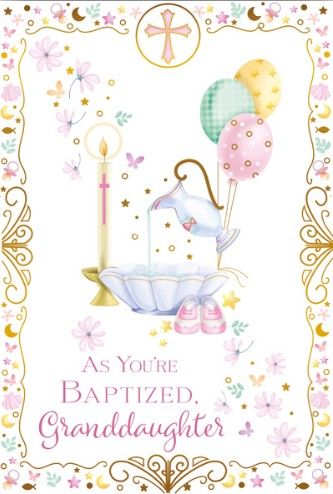 As You're Baptized Granddaughter 83028