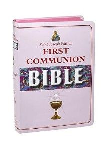 NCB First Communion Bible Pink 608/22FCG