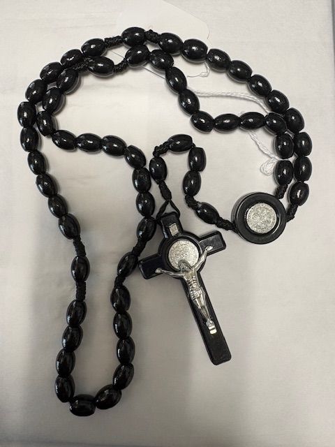        Black Benedict Rosary - 26-217-01