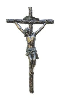 10" Crucifix Cold Cast Bronze - SR-78567