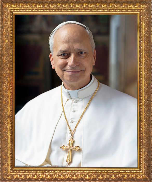 Pope Leo Framed Picture 5x7