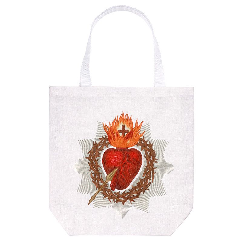 Sacred Heart Canvas Tote R6300