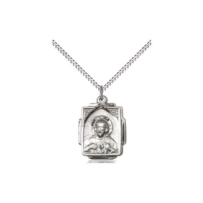 Scapular Medal Sterling Silver 0804SS/18 C05-LC