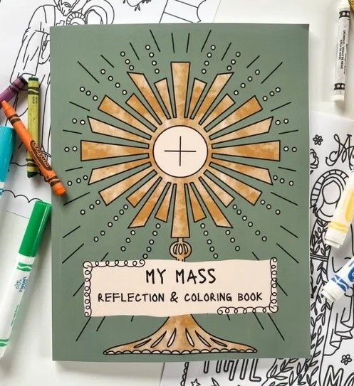        My Mass Reflection and Coloring Book (Little Rose Shop)