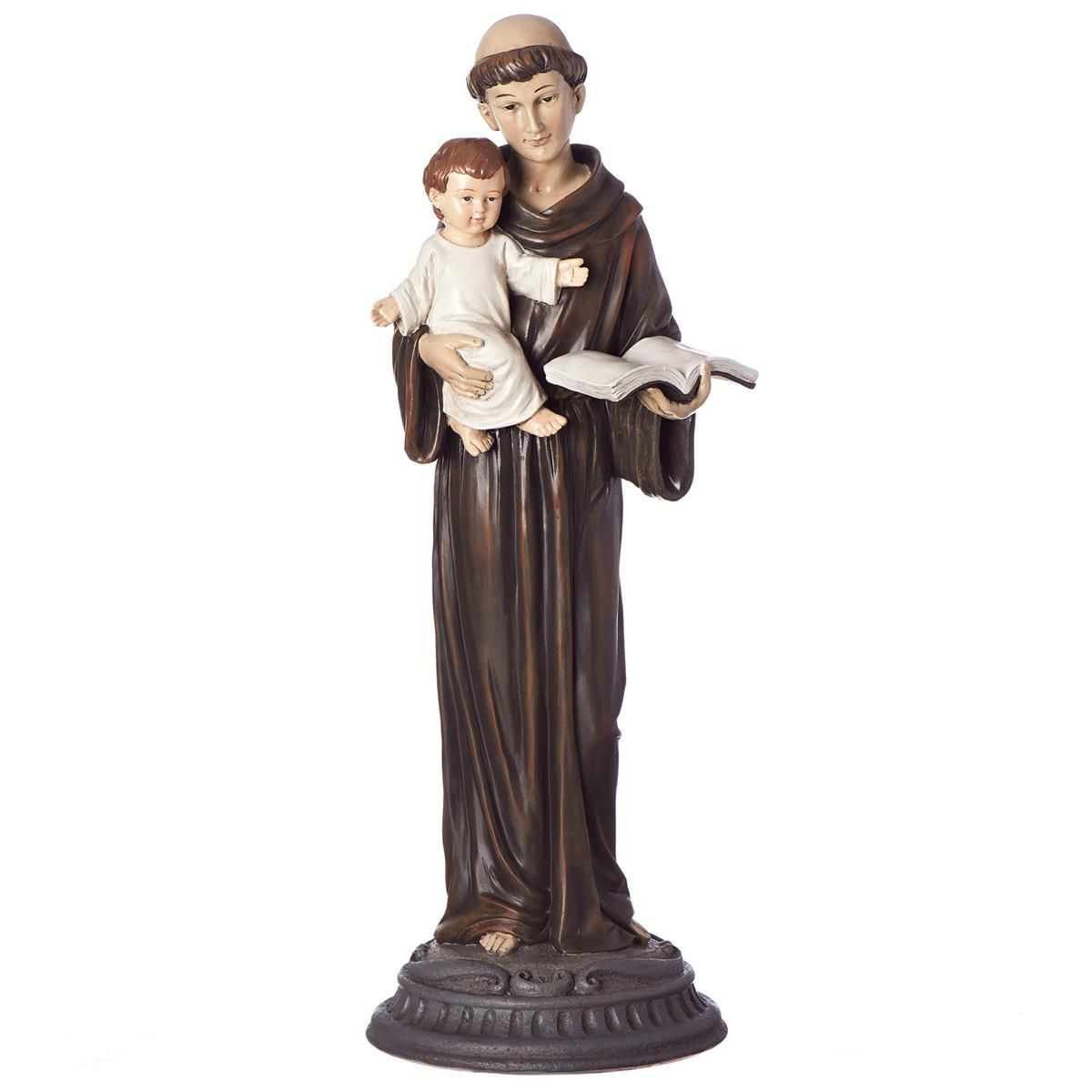 19.75" St. Anthony Antique Statue 11467