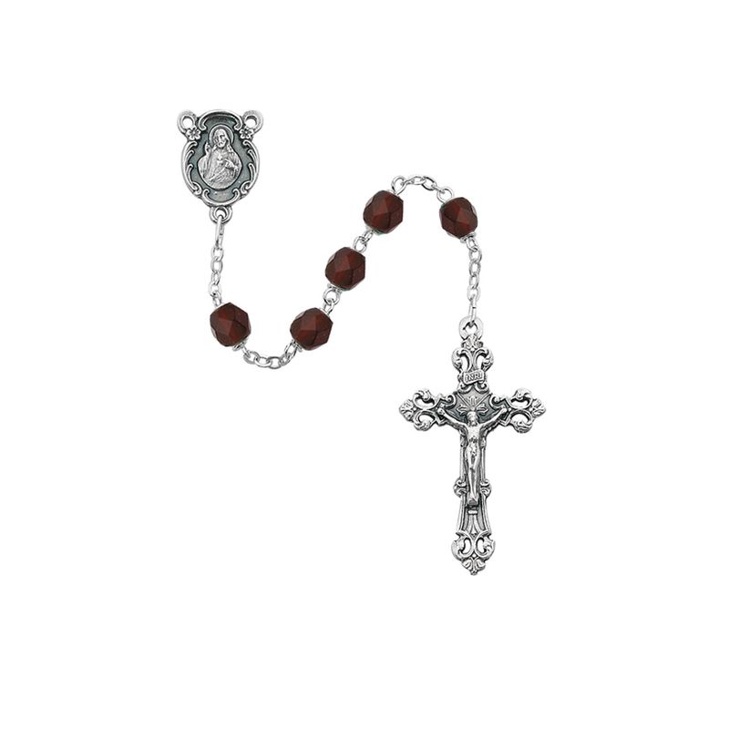        6mm January Birthstone Rosary Garnet 875-GAG