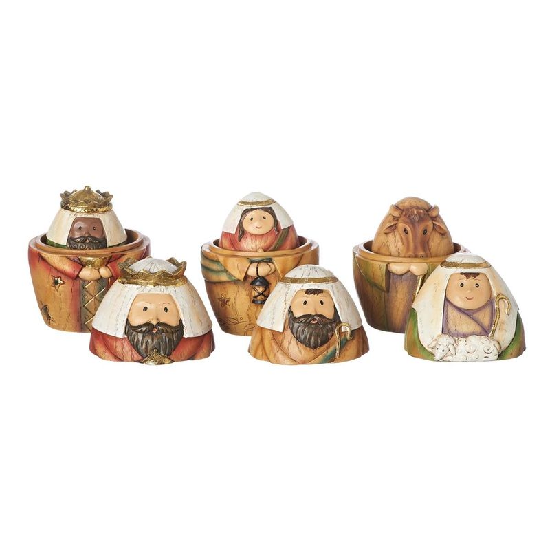 Holy Family; 3 King, Shepard Nesting Set 31720
