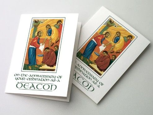 On the Anniversary of Your Ordination as a Deacon WCA8101