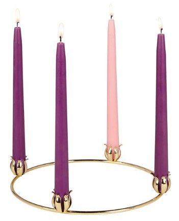        Brass Advent Candleholder B3829