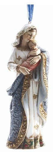 Ave Maria Madonna Child Ornament ND166