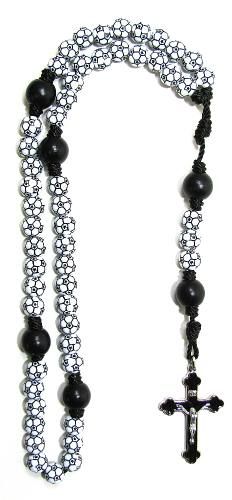        Soccer Sports Bead Rosary
