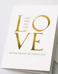Faith Hope and Love, But the Greatest of these is LOVE (CL60690)