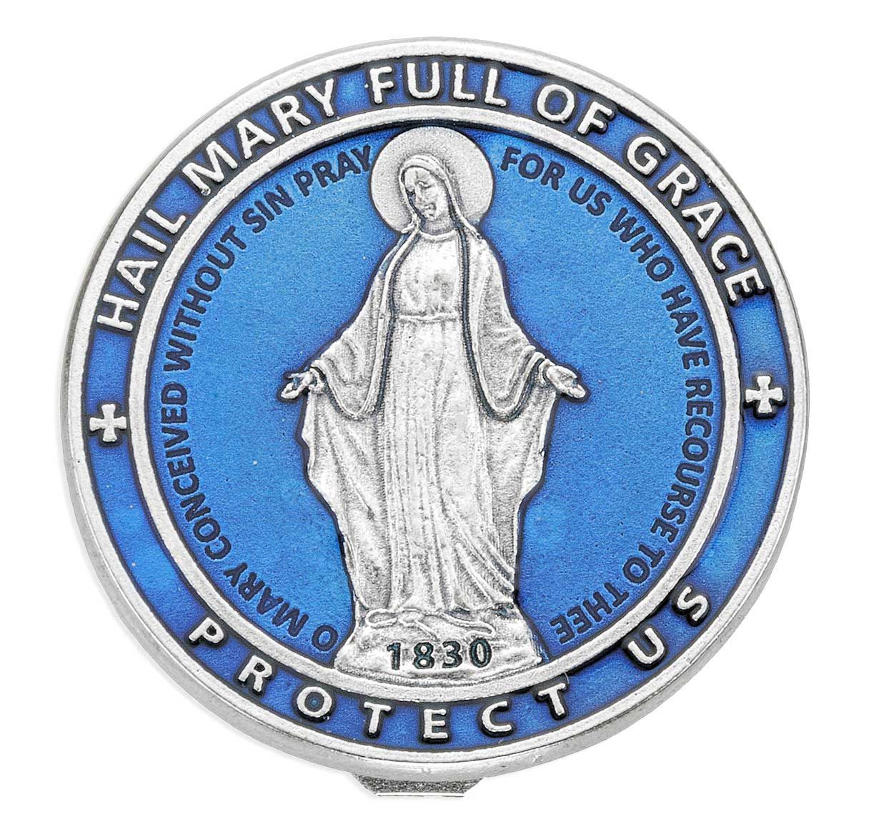 2" Hail Mary Enamel Visor Clip V-60253