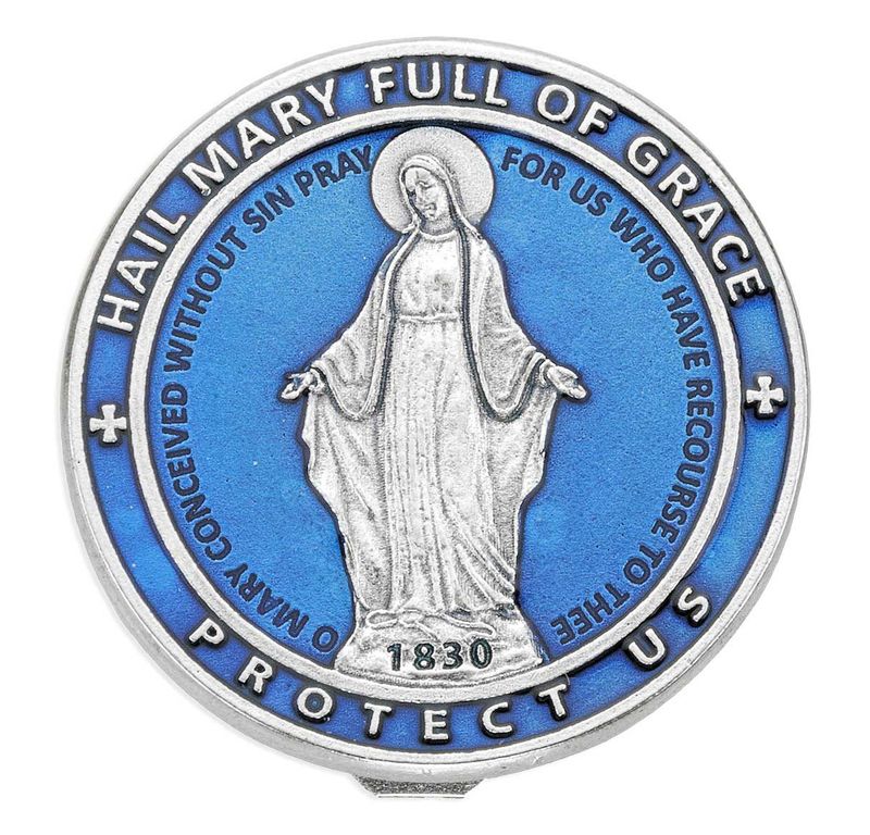 2" Hail Mary Enamel Visor Clip V-60253