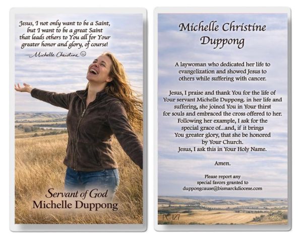 Michelle Christine Duppong Holy Card