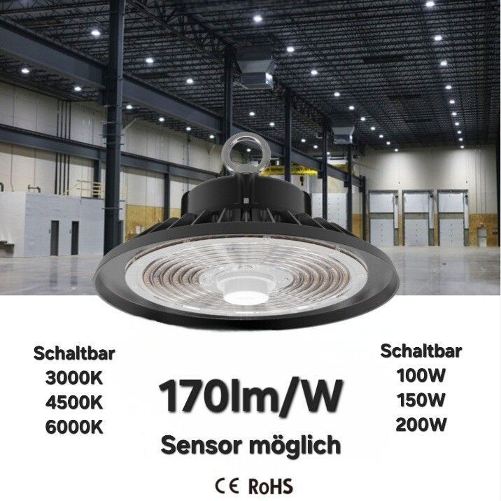 UFO Leuchte 100w einstellbar