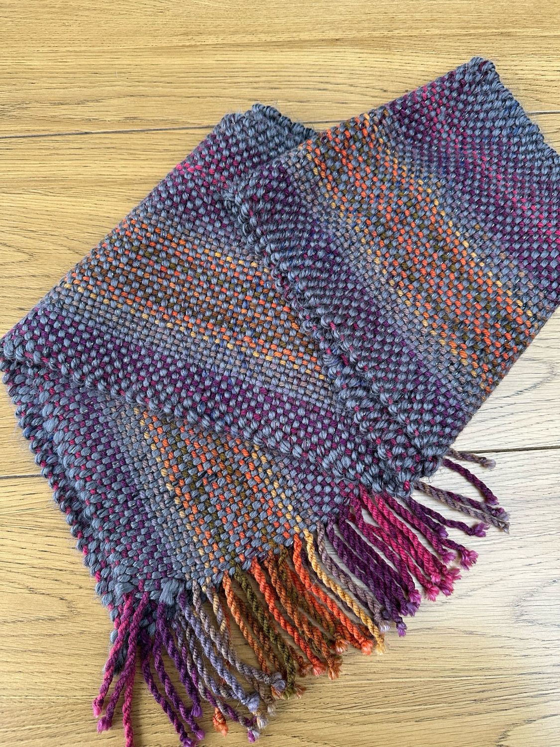 Hand Woven Multi Scarf