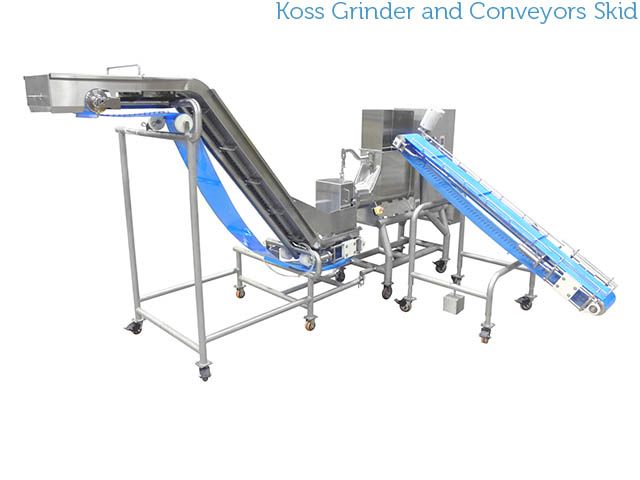 Koss Grinder and Conveyors Skid