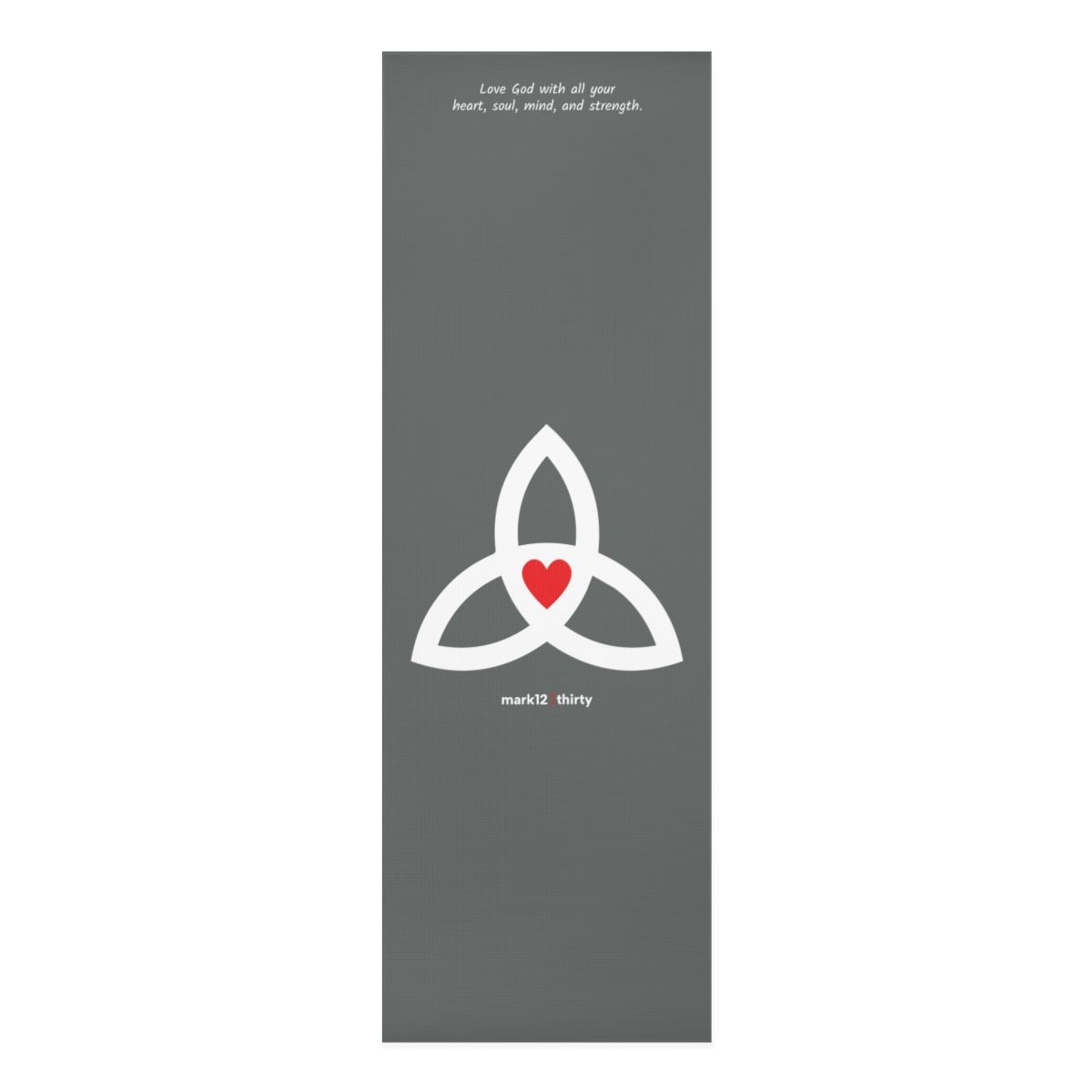 Foam Yoga Mat - Red Heart