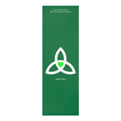 Foam Yoga Mat Red Logo