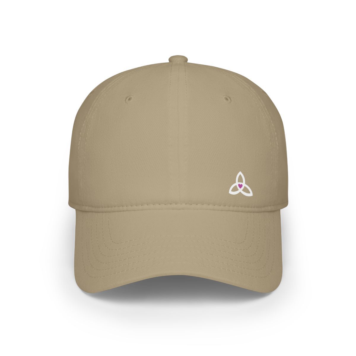 Low Profile Baseball Cap, Colors: Khaki, Size: One size