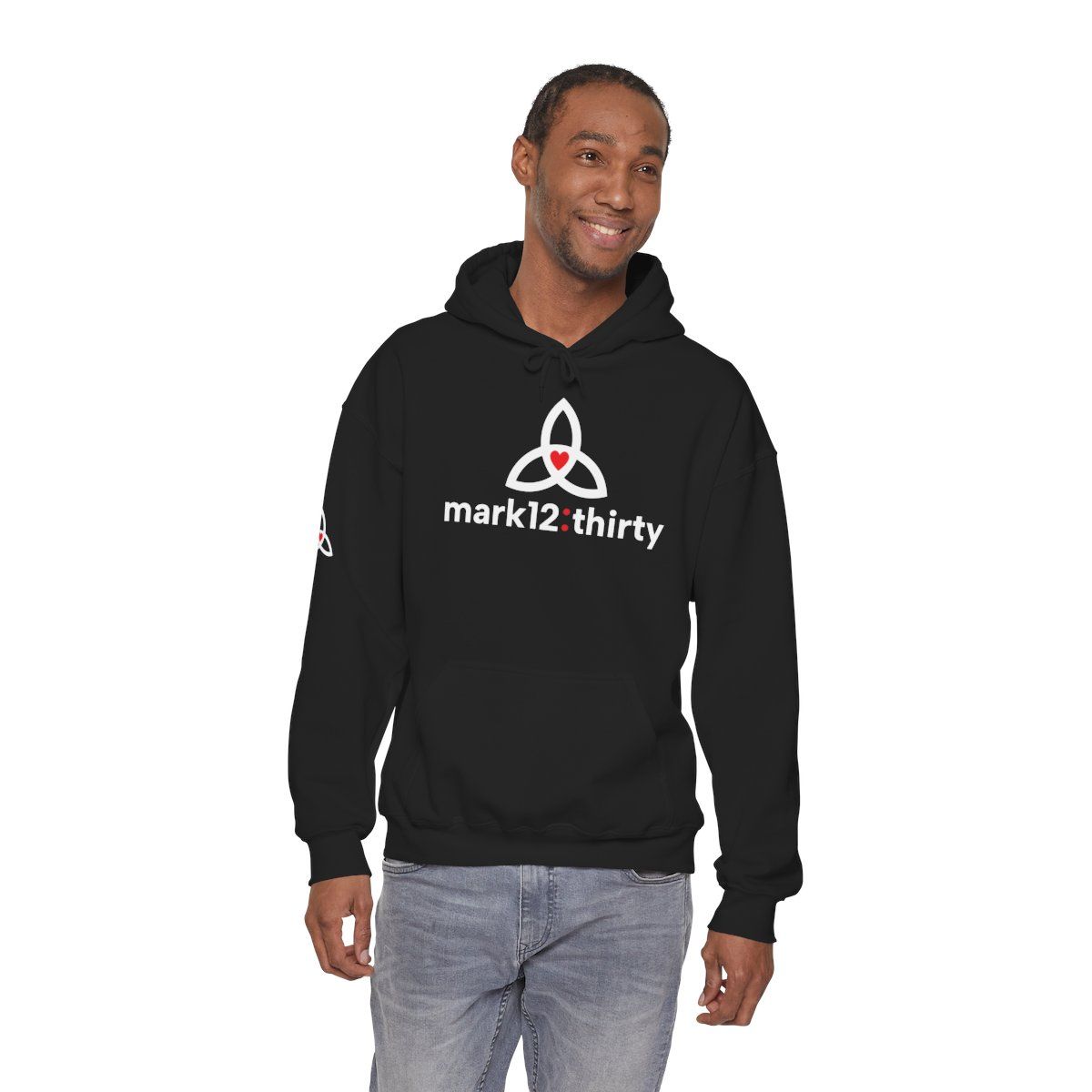 Heavy Blend™ Hooded Sweatshirt, Colors: Black, Sizes: XL
