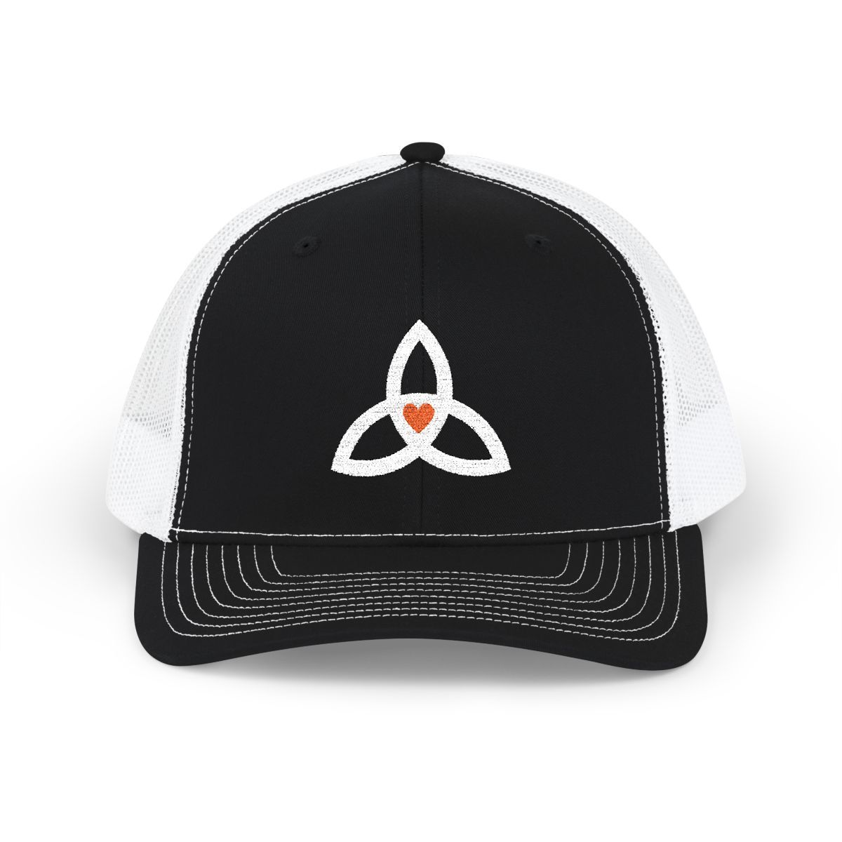 Snapback Trucker Cap, Hat sizes: One size, Richardson Colors: Black / White