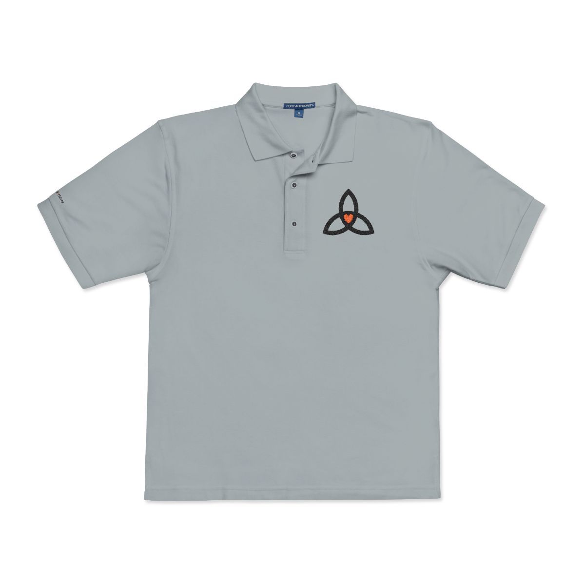 Unisex Polo Shirt (Embroidery), Colors: Cool Grey, Sizes: S