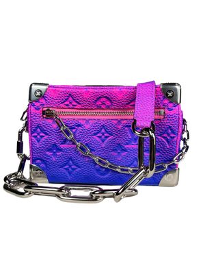 LOUIS VUITTON TAURILLON ILLUSION MINI SOFT TRUNK BLEU ROSE
