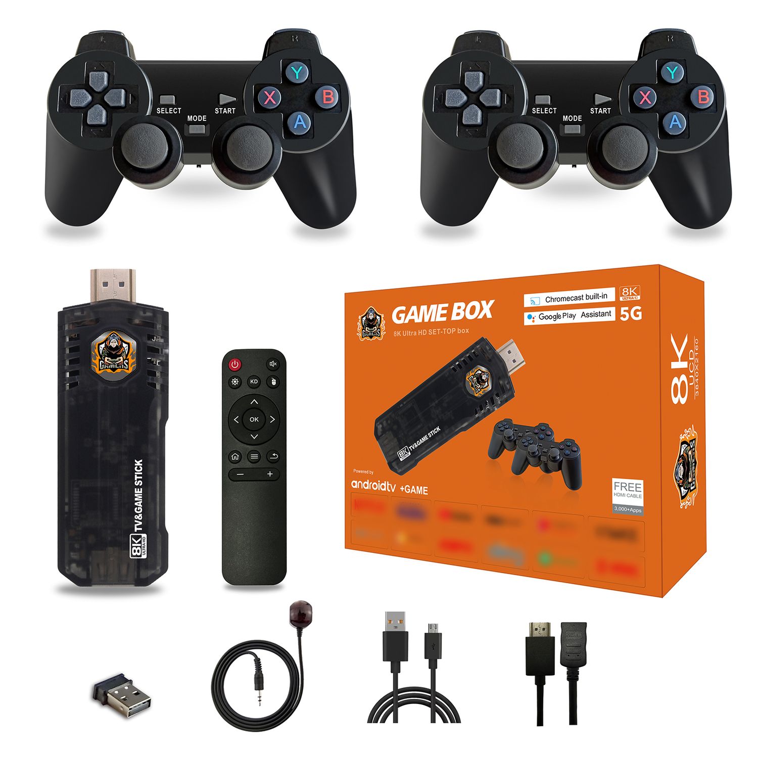 X8 - Game TV Stick - Play 10,000+ Retro Arcade Games