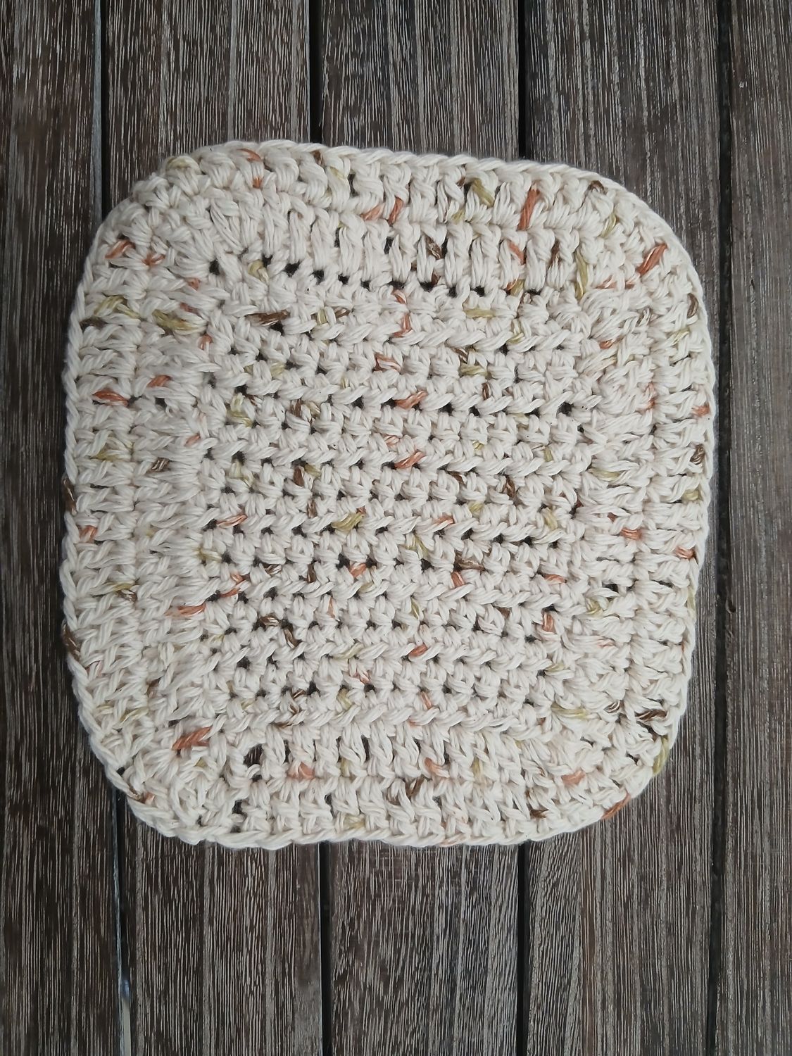 Handmade Wash Cloth (Tan)