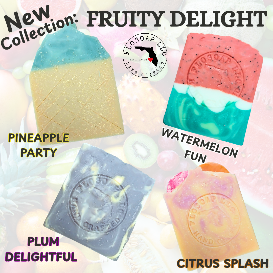 FRUITY DELIGHT Collection (All 4 Soaps!)