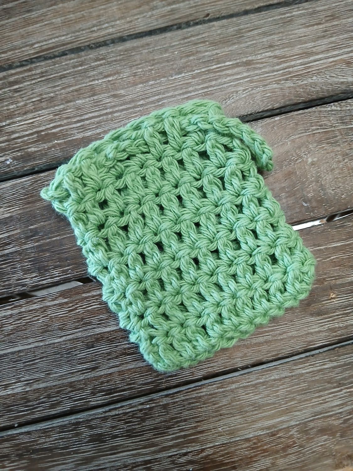 Handmade Soap Saver Bag (Green)