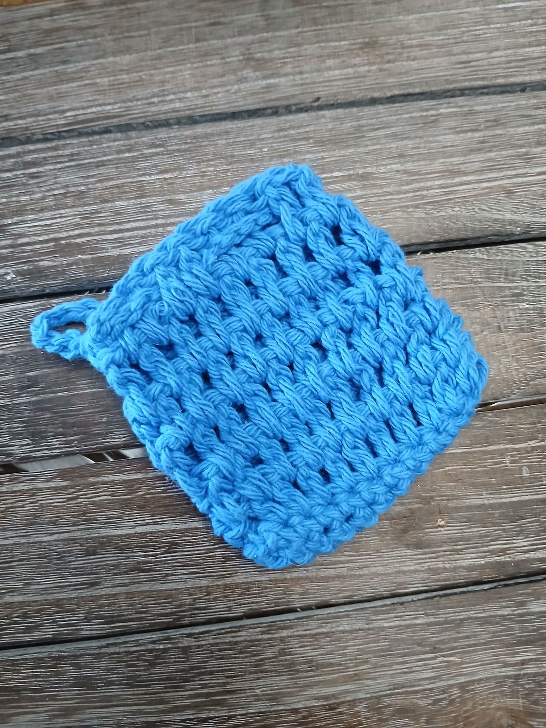 Handmade Soap Saver Bag (Blue)