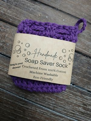 Soap Saver Sock (Purple)