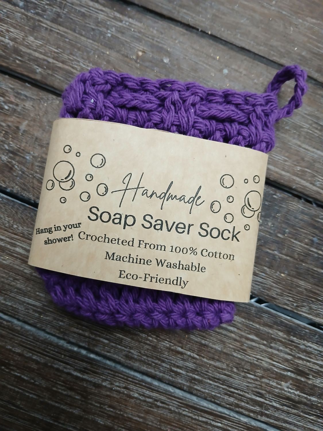 Soap Saver Sock (Purple)
