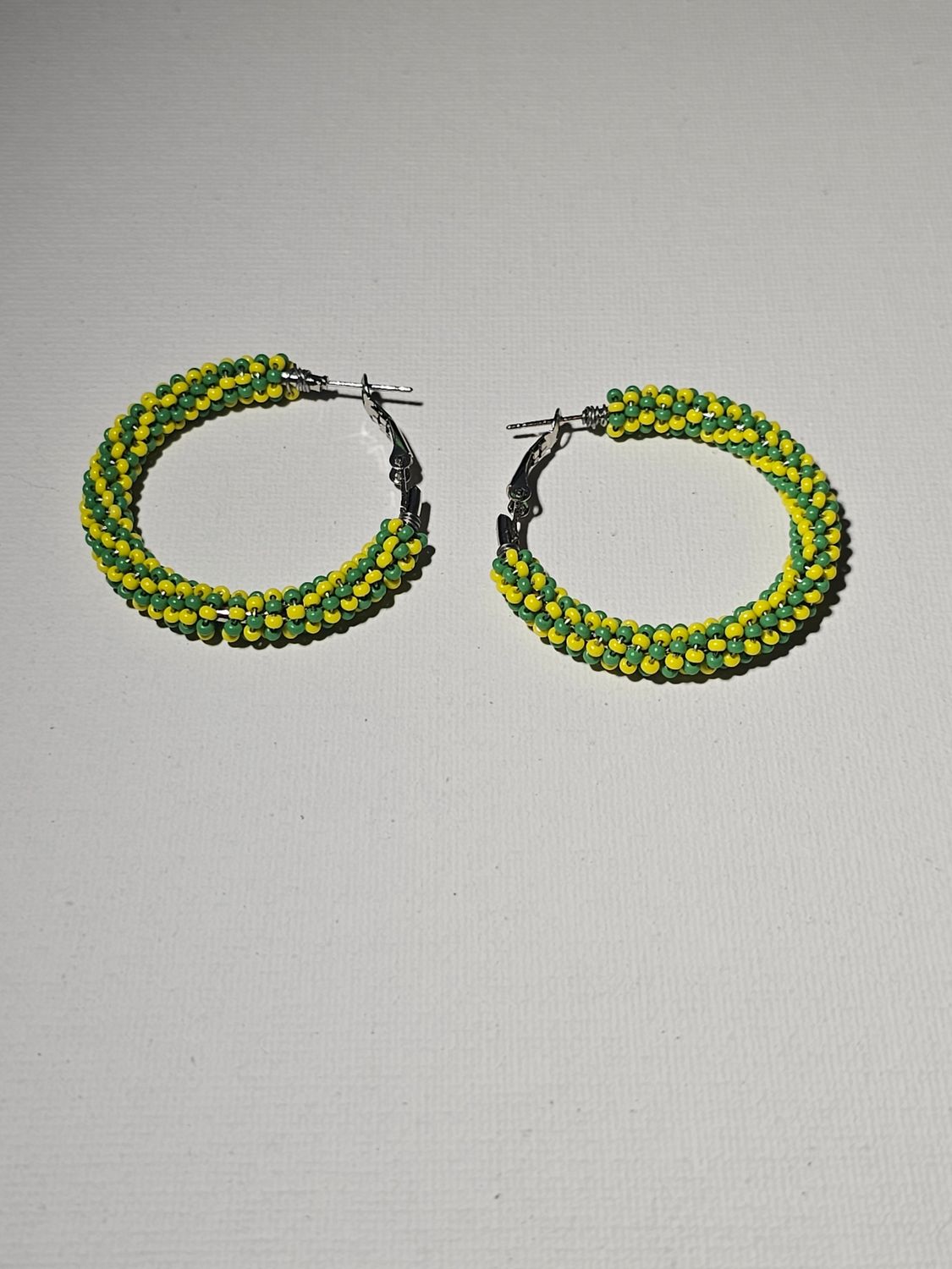 Hoops - Green and Yellow Swirl