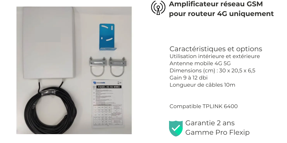 Antenne extérieure, Version: 10 mètres