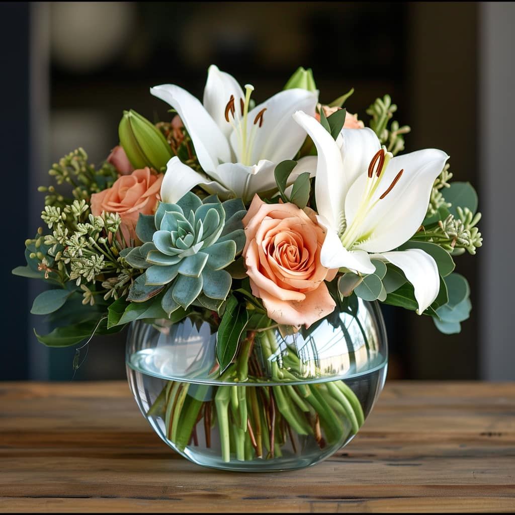 Pedirka Sunrise Peach Flower