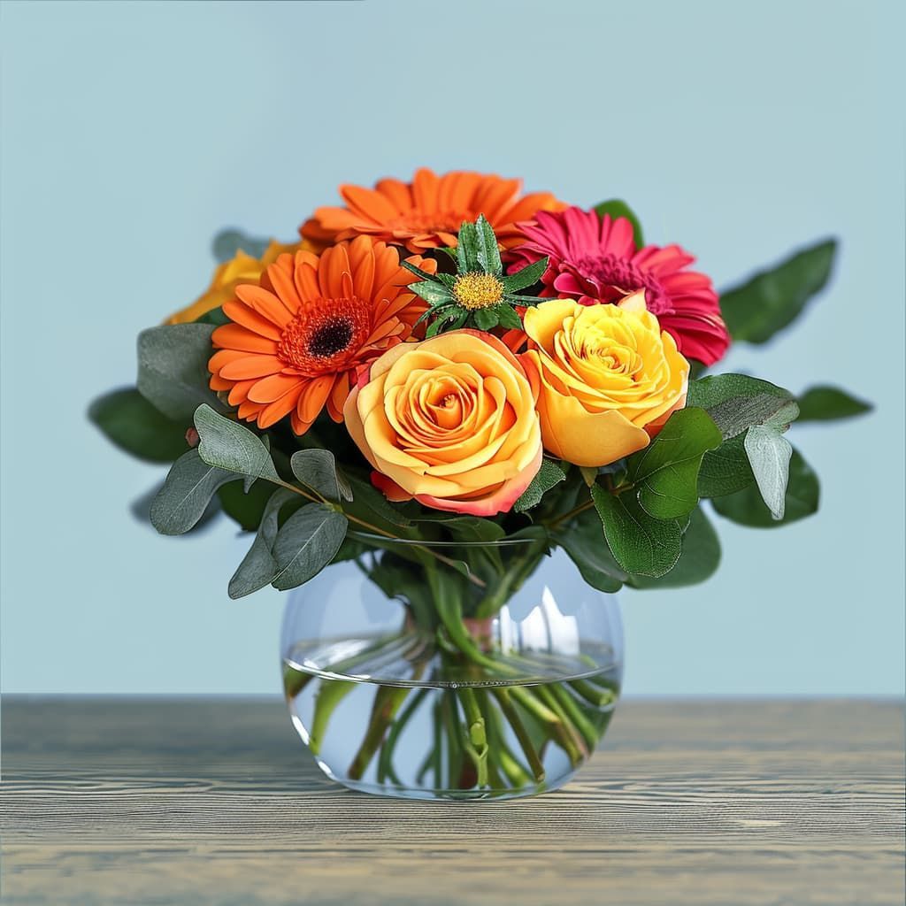Citrus Splash Flower Arrangement